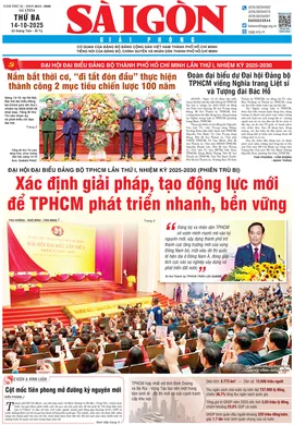 Báo Sài Gòn Giải Phóng ngày 14/10/2025