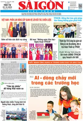 Báo Sài Gòn Giải Phóng ngày 22/10/2025