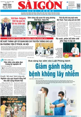 Báo Sài Gòn Giải Phóng ngày 24/10/2025