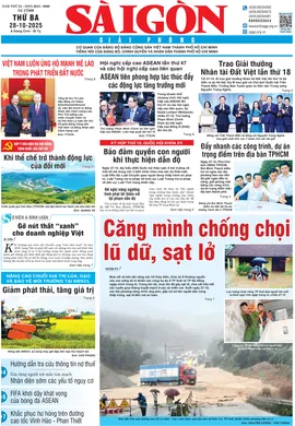 Báo Sài Gòn Giải Phóng ngày 28/10/2025
