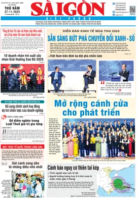 Báo Sài Gòn Giải Phóng ngày 27/11/2025