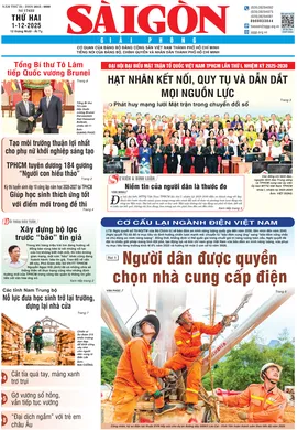 Báo Sài Gòn Giải Phóng ngày 01/12/2025