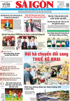Báo Sài Gòn Giải Phóng ngày 18/12/2025