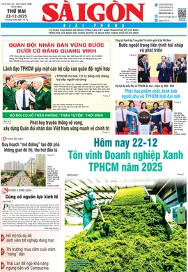 Sài Gòn Giải Phóng ngày 22/12/2025