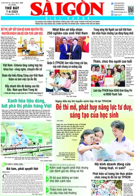 Báo Sài Gòn Giải Phóng ngày 7/6/2025