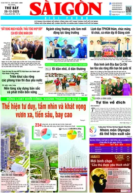 Báo Sài Gòn Giải Phóng ngày 20/12/2025