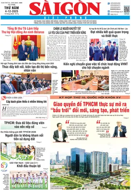 Báo Sài Gòn Giải Phóng ngày 04/12/2025