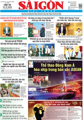 Báo Sài Gòn Giải Phóng ngày 10/12/2025