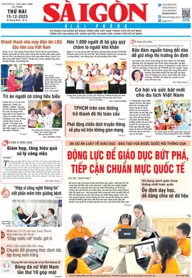 Báo Sài Gòn Giải Phóng ngày 15/12/2025