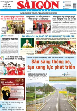 Báo Sài Gòn Giải Phóng ngày 16/12/2025