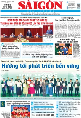 Sài Gòn Giải Phóng ngày 23/12/2025