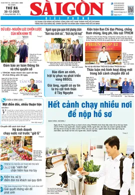 Báo Sài Gòn Giải Phóng ngày 30/12/2025