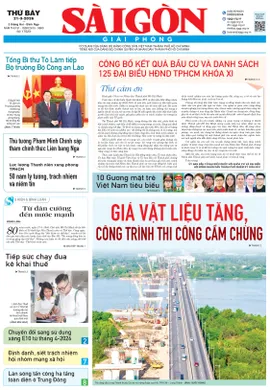 Báo Sài Gòn Giải Phóng ngày 21/3/2026