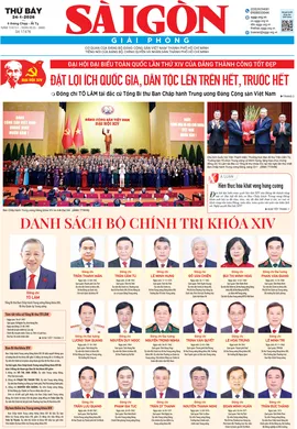 Báo Sài Gòn Giải Phóng ngày 24/1/2026