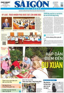 Báo Sài Gòn Giải Phóng ngày 8/2/2026