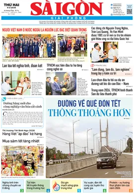 Báo Sài Gòn Giải Phóng ngày 9/2/2026