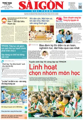 Báo Sài Gòn Giải Phóng ngày 11/5/2026