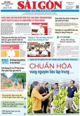 Báo Sài Gòn Giải Phóng ngày 15-9-2026