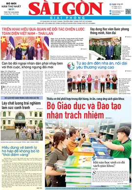 Báo Sài Gòn Giải Phóng ngày 16/9/2026