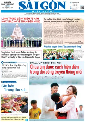 Báo Sài Gòn Giải Phóng ngày 20/9/2026