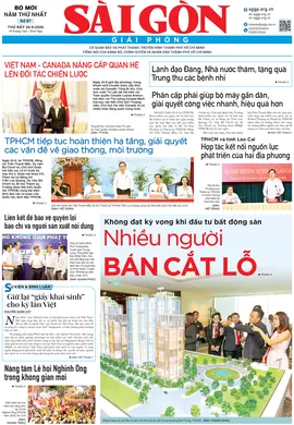Báo Sài Gòn Giải Phóng ngày 26/9/2026