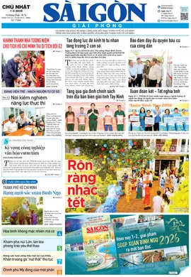 Báo Sài Gòn Giải Phóng ngày 1/2/2026