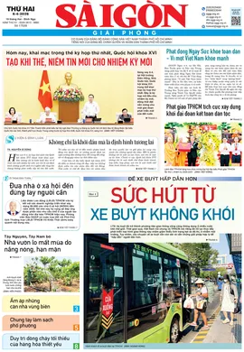 Báo Sài Gòn Giải Phóng ngày 6/4/2026