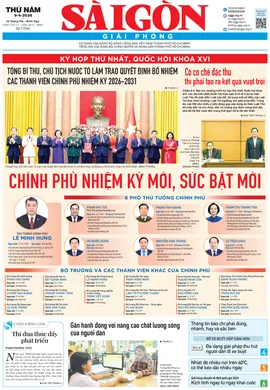 Báo Sài Gòn Giải Phóng ngày 9/4/2026