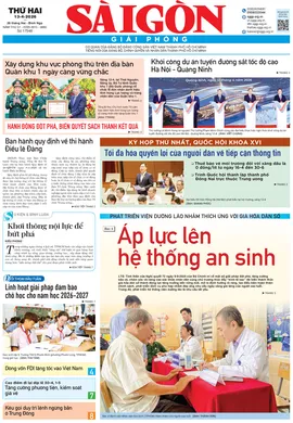 Sài Gòn Giải Phóng ngày 13/4/2026