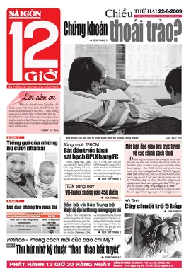 Sài Gòn Giải Phóng - 12 Giờ - số ngày 22/06/2009