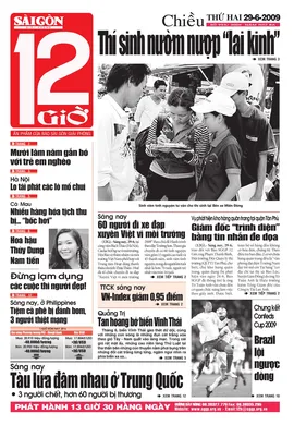Sài Gòn Giải Phóng - 12 Giờ - số ngày 29/06/2009