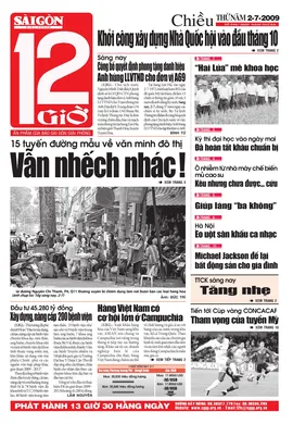 Sài Gòn Giải Phóng - 12 Giờ - số ngày 02/07/2009