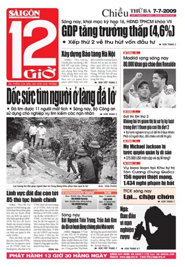 Sài Gòn Giải Phóng - 12 Giờ - số ngày 07/07/2009