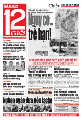 Sài Gòn Giải Phóng - 12 Giờ - số ngày 08/07/2009
