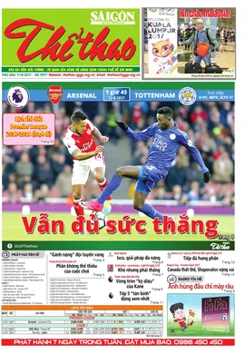 Sài Gòn Giải Phóng - Thể thao - số ngày 11/08/2017