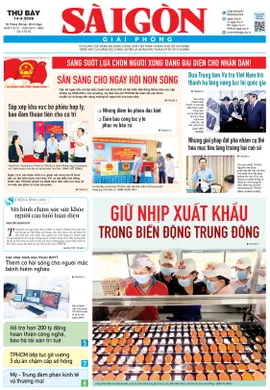 Báo Sài Gòn Giải Phóng ngày 14/3/2026
