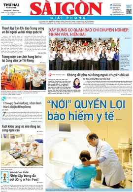 Báo Sài Gòn Giải Phóng ngày 15/6/2026