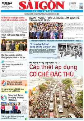 Báo Sài Gòn Giải Phóng - Ngày 28/3/2026