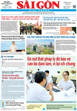 BÁO SÀI GÒN GIẢI PHÓNG - NGÀY 11/7/2026