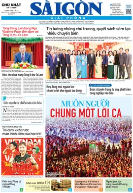 Báo Sài Gòn Giải Phóng ngày 25/1/2026