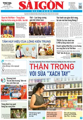 Báo Sài Gòn Giải Phóng ngày 27/1/2026