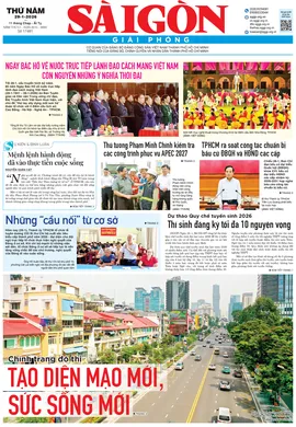 Báo Sài Gòn Giải Phóng ngày 29/1/2026