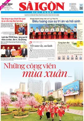 Báo Sài Gòn Giải Phóng ngày 13/2/2026