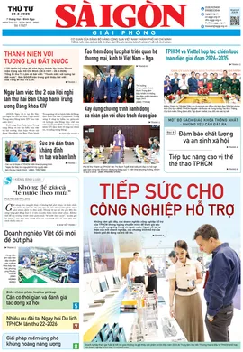 Báo Sài Gòn Giải Phóng ngày 25/3/2026
