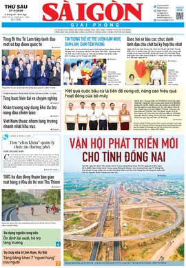Báo Sài Gòn Giải Phóng ngày 27/3/2026
