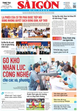 Báo Sài Gòn Giải Phóng ngày 1/4/2026