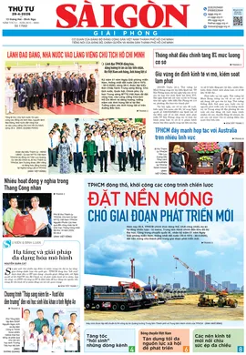 Báo Sài Gòn Giải Phóng ngày 29/4/2026