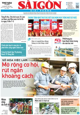 Báo Sài Gòn Giải Phóng ngày 1/5/2026