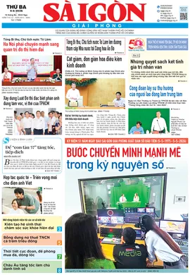 Báo Sài Gòn Giải Phóng ngày 5/5/2026