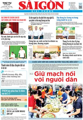Báo Sài Gòn Giải Phóng ngày 24/6/2026